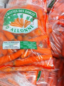 J'achetais mes carottes en paquet de 10 kilos mais je n'arrivais pas à les conserver.