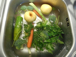 lavage légumes